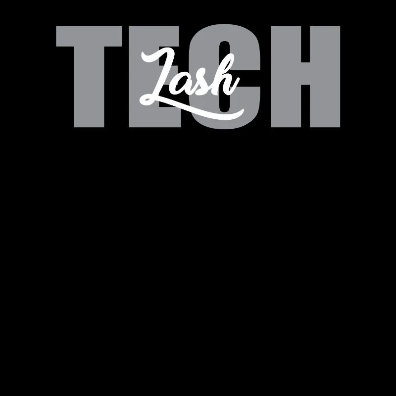 Eyelash technician lettering