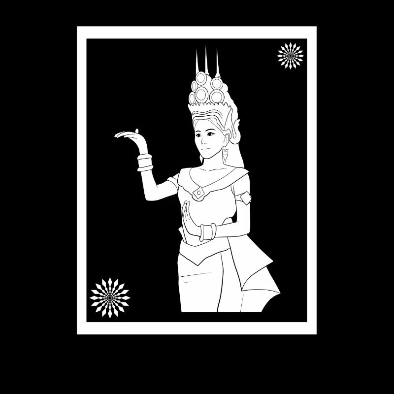 Cambodia Tradition Dance Khmer Apsara I Gift