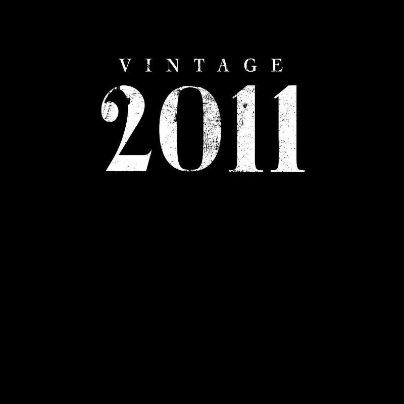 Vintage 2011 Phrase d’anniversaire Slogan
