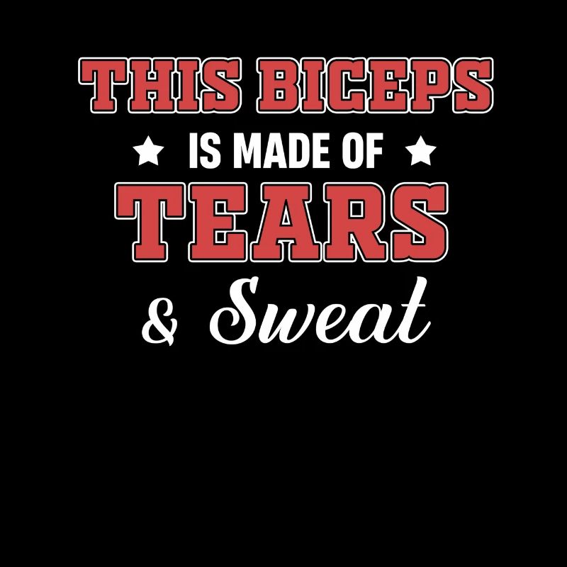 Ces biceps sont constitués de larmes et de sueur