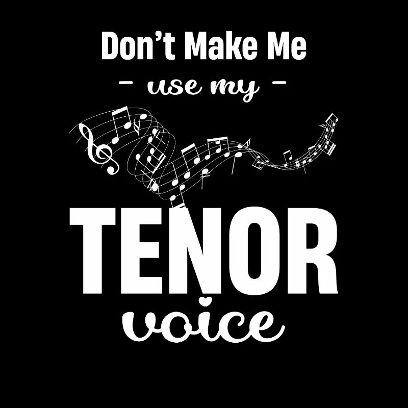 Ne me faites pas utiliser ma voix de ténor Comédie musicale