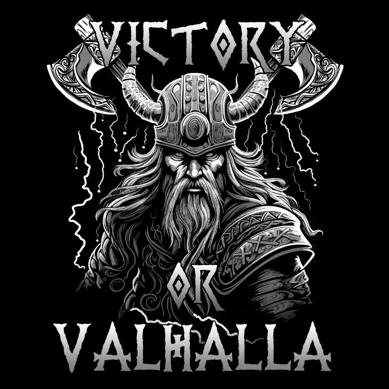 Valhalla Warrior gift for proud Viking fans.