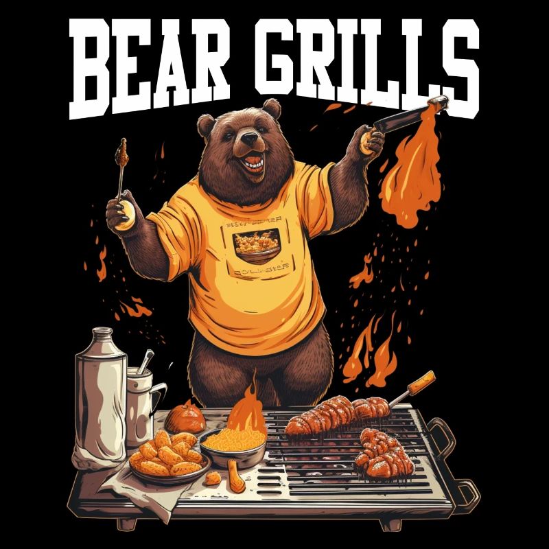 Bear Grills Barbecue BBQ Grilling Wilderness