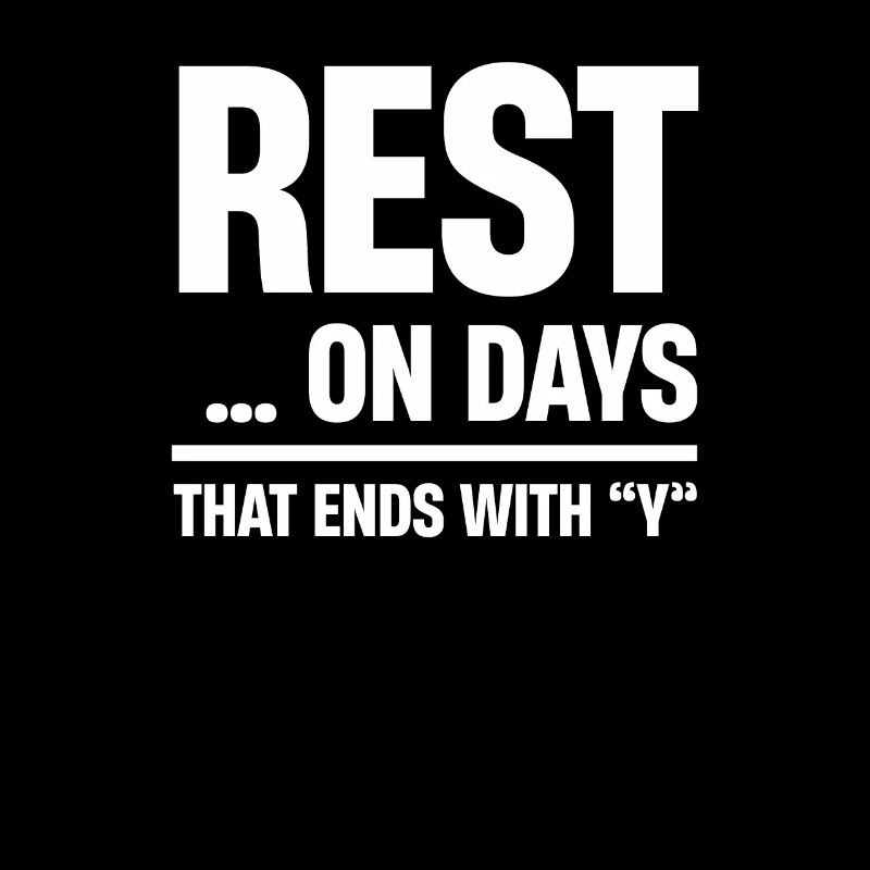 Rest on days marked with a free