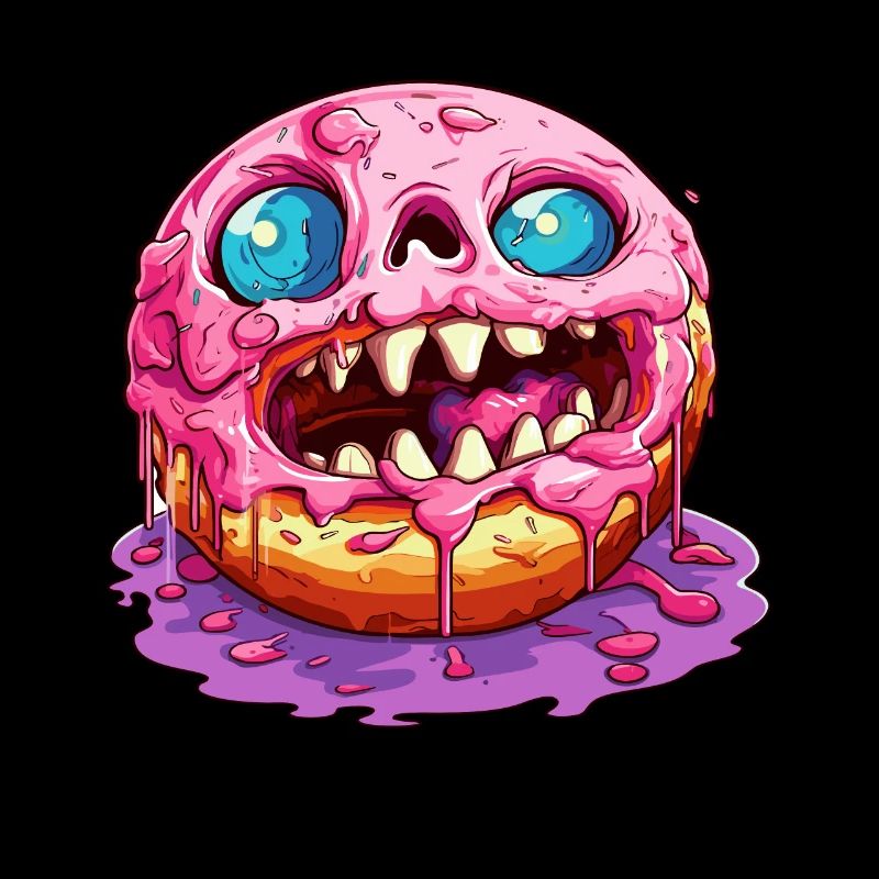 Hässlicher Monster Donut