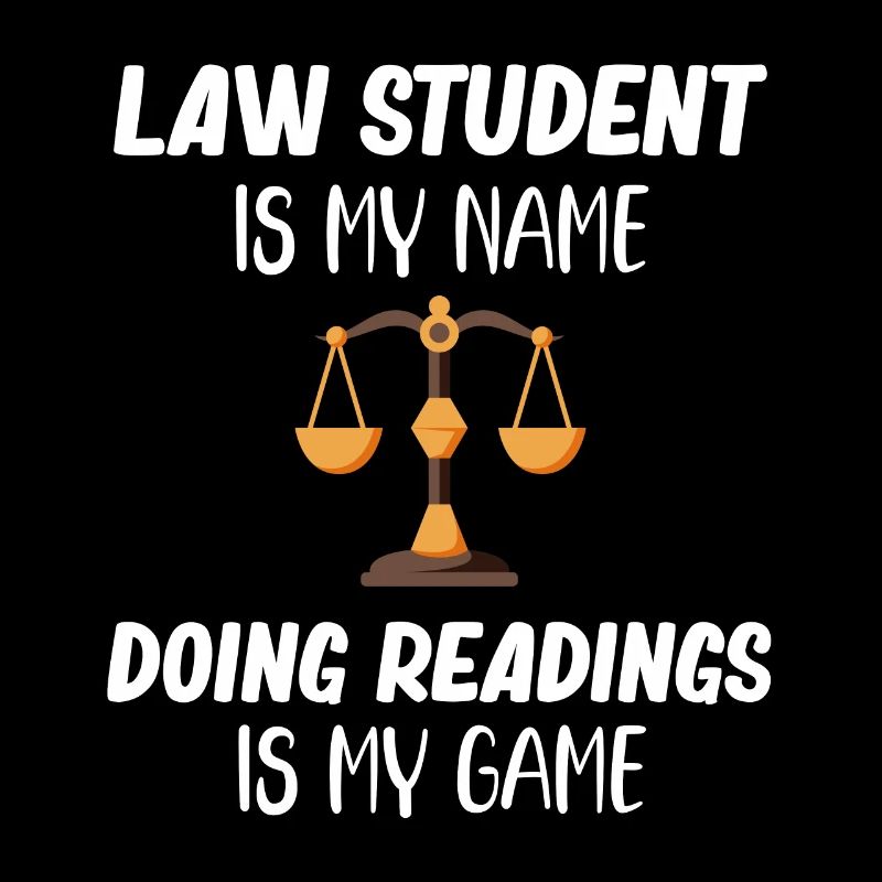 Etudiant en droit, c’est mon nom, faisant des lectures,