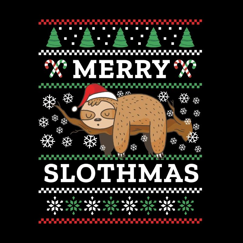 Merry Slothma's Sloth Christmas Gift