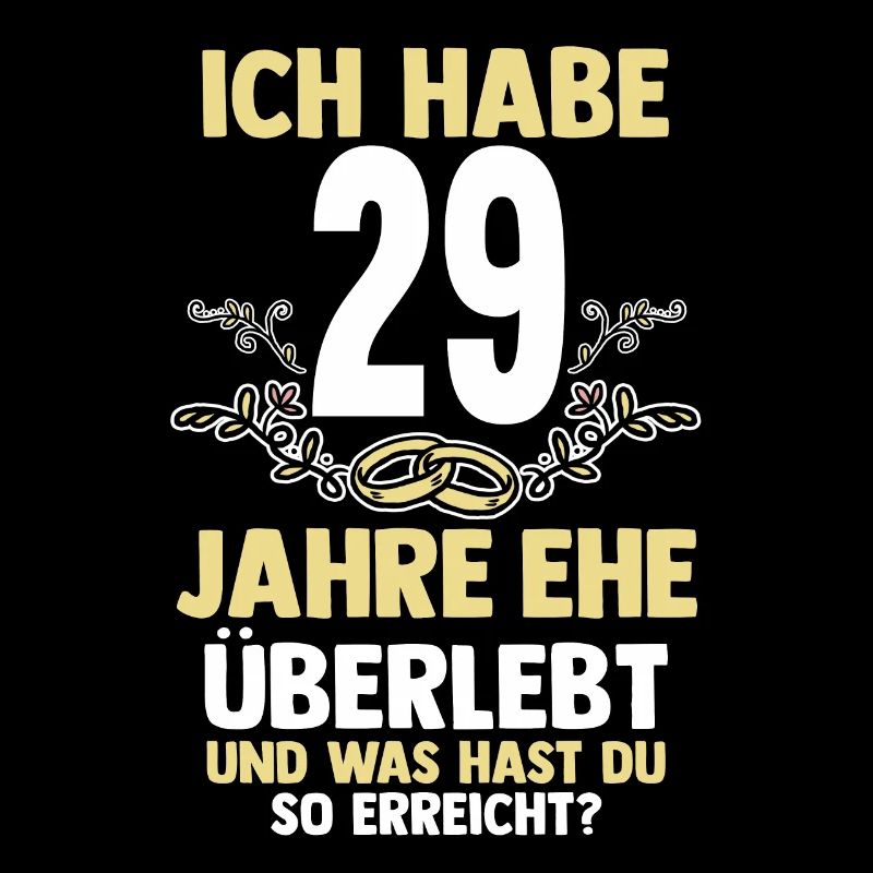 Ehe Samthochzeit 29 Jahre Verheiratet Hochzeitstag