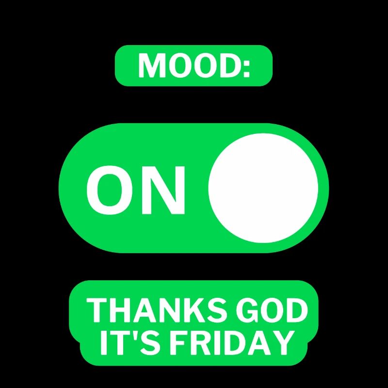 Mood Freitag EIN | Lustiges Freitagsdesign