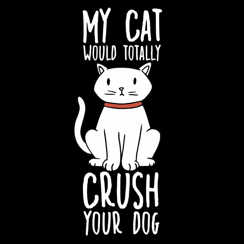 Motif amusant de propriétaire de chat pour les