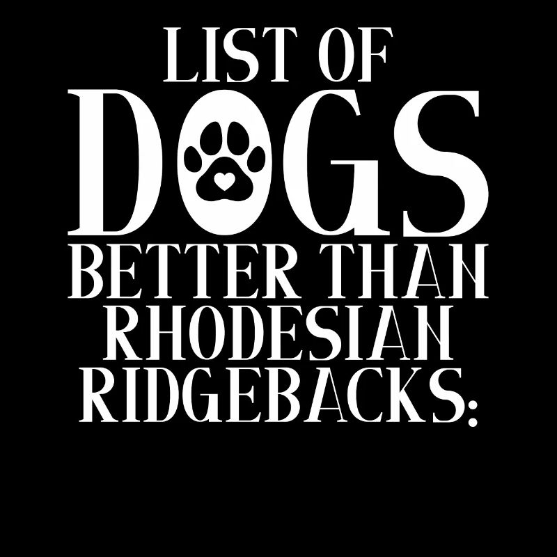 Cadeaux de Rhodesian Ridgeback