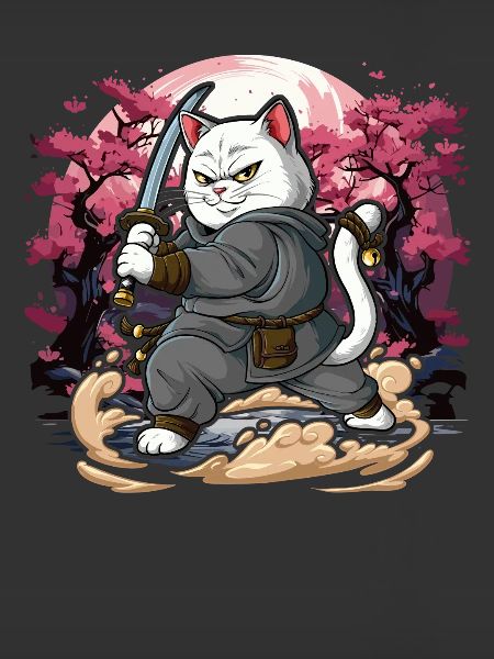 Chat samouraï