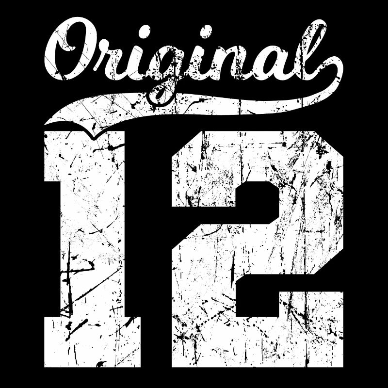 12 Original 12 Jahren Junge Mädchen Geburtstag