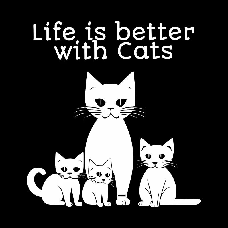 Mit Katzen ist das Leben besser