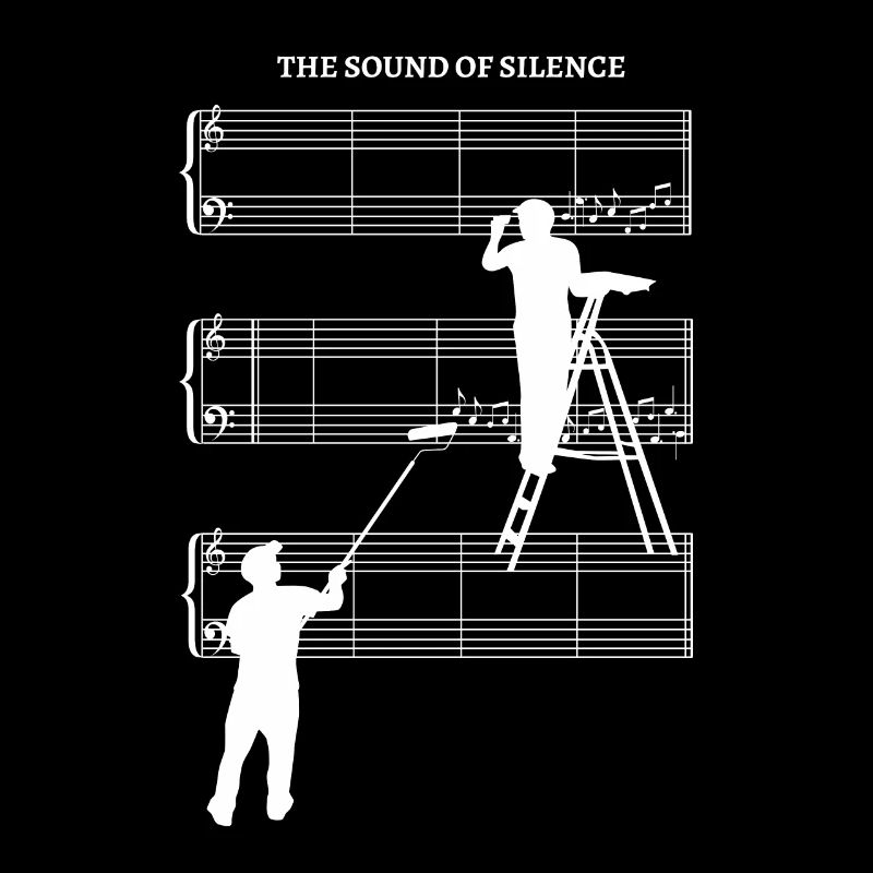 Silence Partition De Musique Sans Partition Peintre Peintre