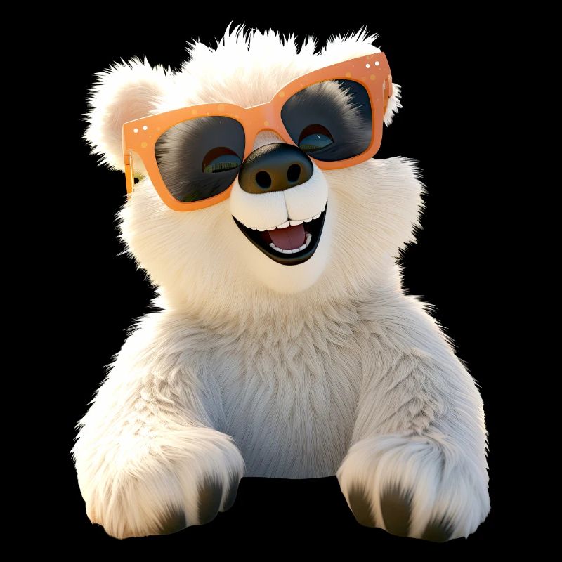 Eisbär mit Sonnenbrille Bären Liebe Süße Eisbären