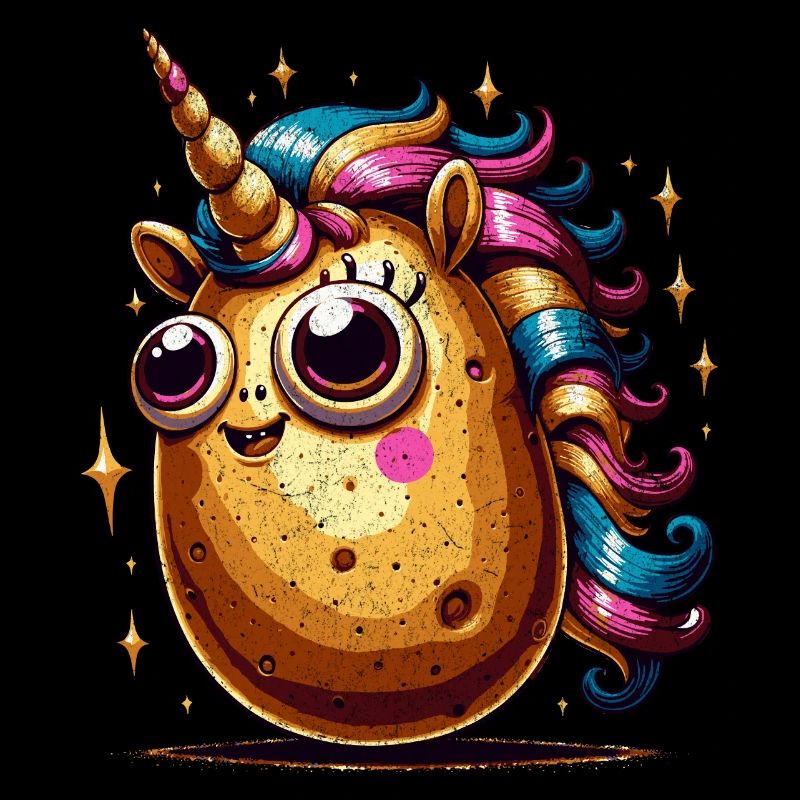 Idée cadeau de pomme de terre drôle