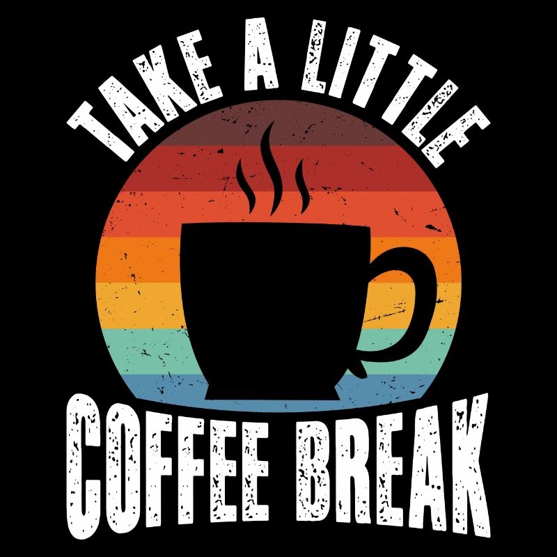 Machen Sie Eine Kleine Kaffeepause Retro