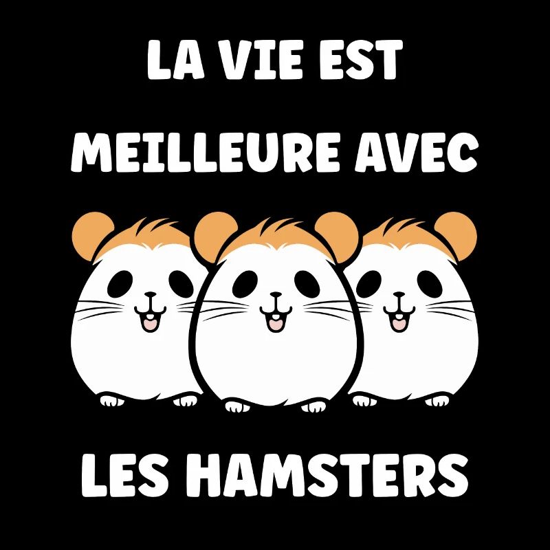 Mignon Humour petit hamster