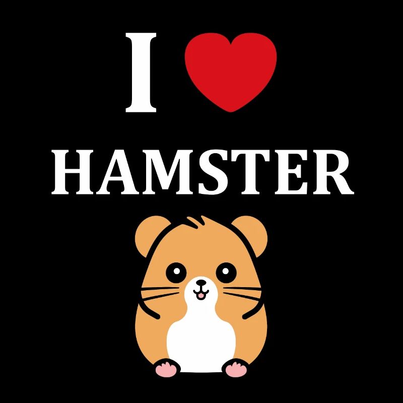 Mignon Humour petit hamster