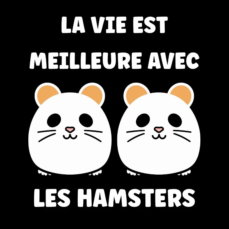 Mignon Humour petit hamster
