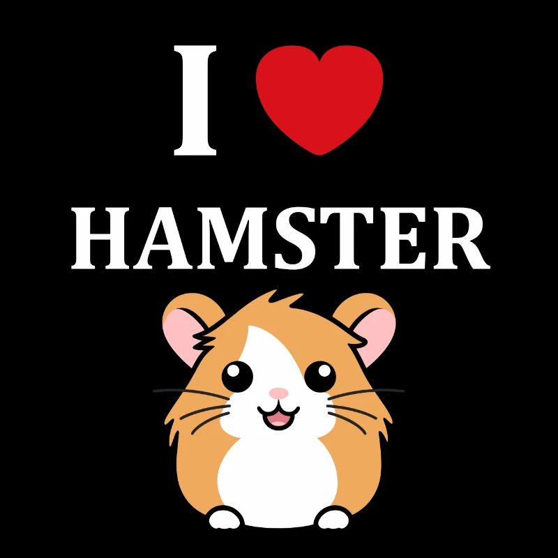 Mignon Humour petit hamster