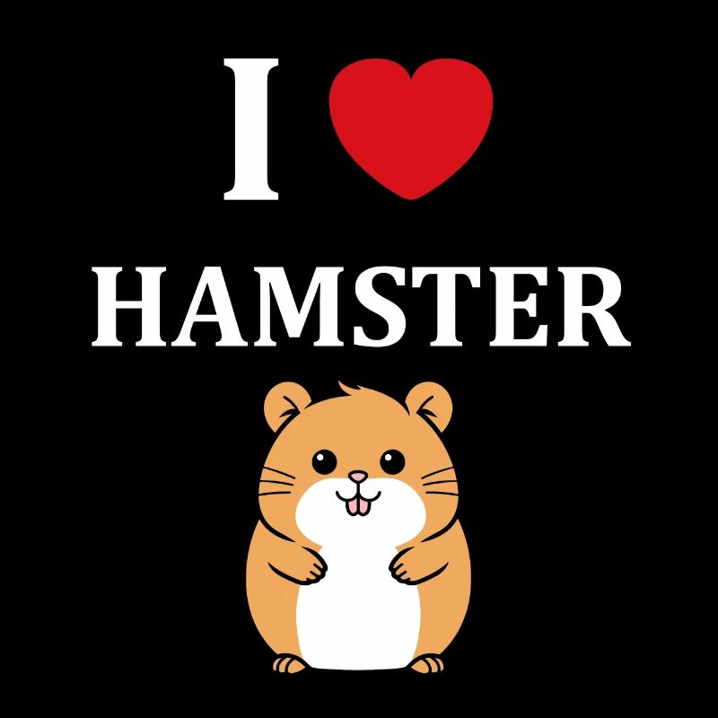 Mignon Humour petit hamster