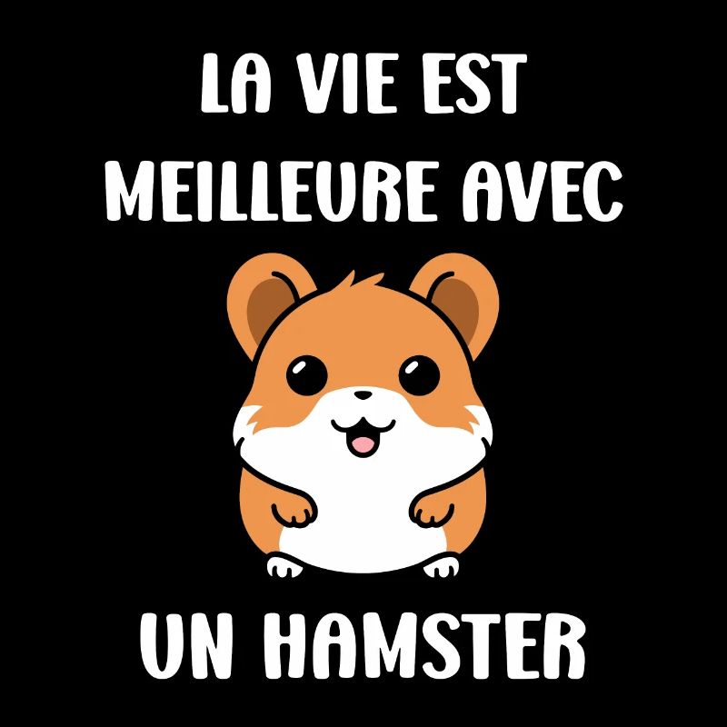 Mignon Humour petit hamster