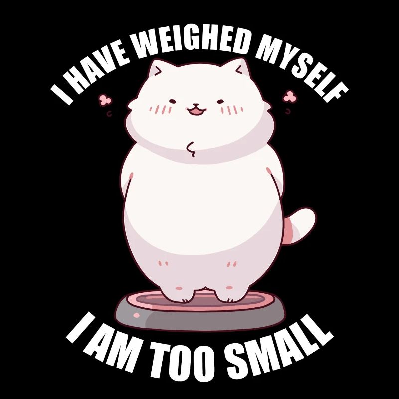 I've weighed myself I'm too small cat
