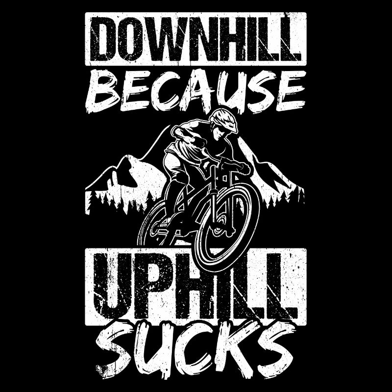 Descente parce que la montée aspire les fans de vélo VTT Vélo