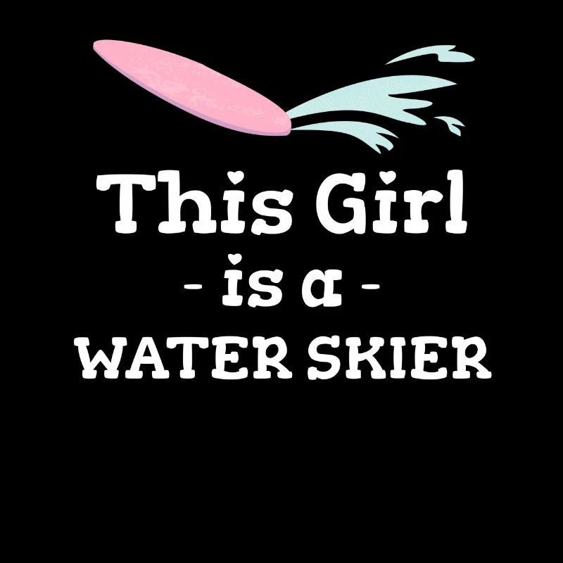 Dieses Mädchen Ist Ein Wasserskifahrer Jetski