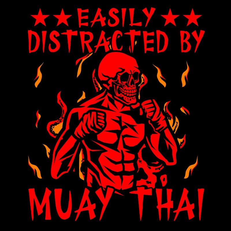 Leicht ablenken durch Muay Thai