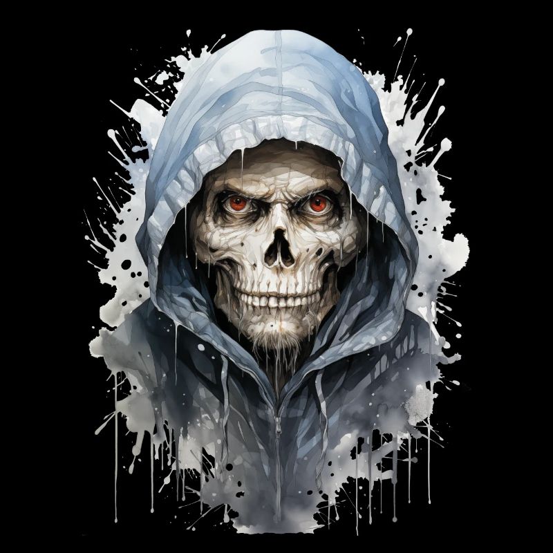 Skull for a grunge look