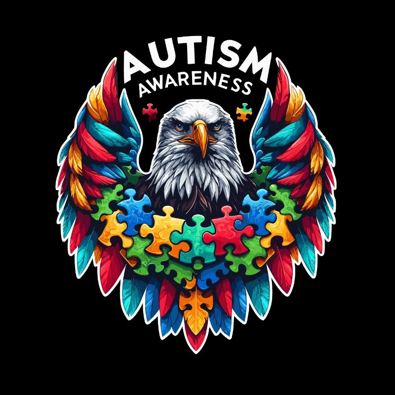 Autism Awareness puzzles piece