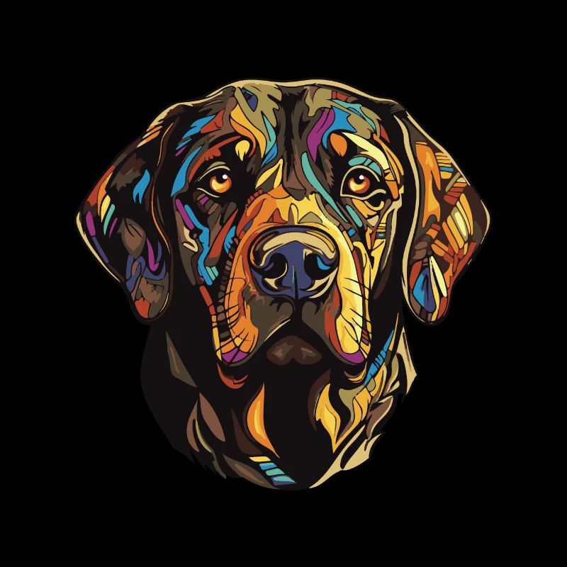 Labrador Dog Head