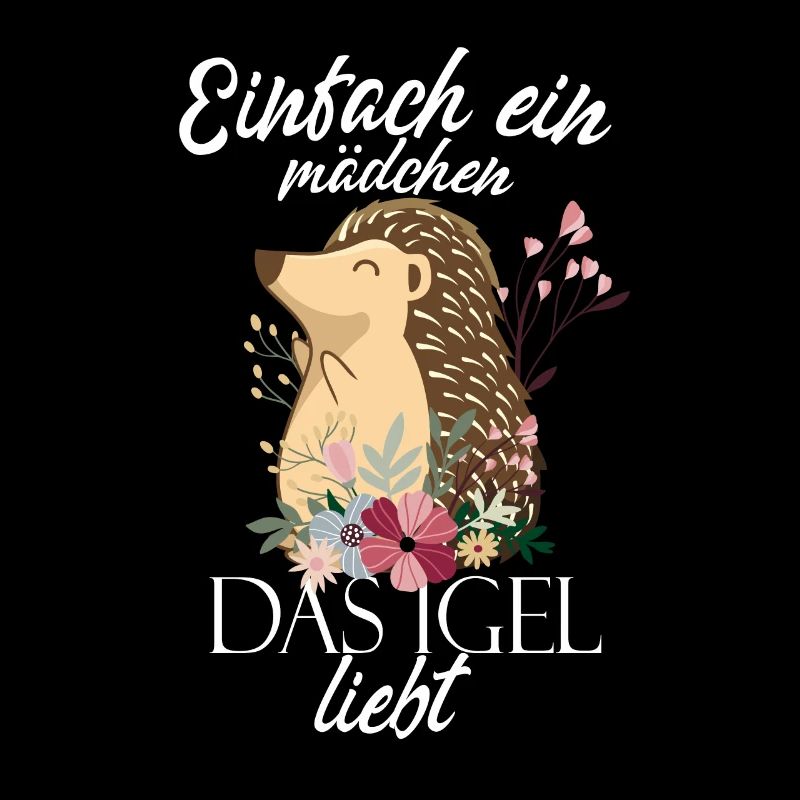 Fille aime hérisson hérisson amant cadeau