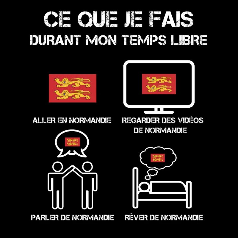 Freizeit Flagge der Normandie