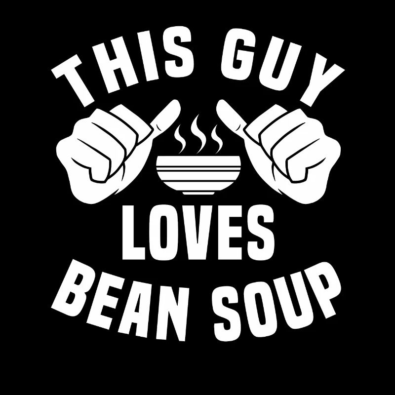 Ce gars adore la soupe aux haricots