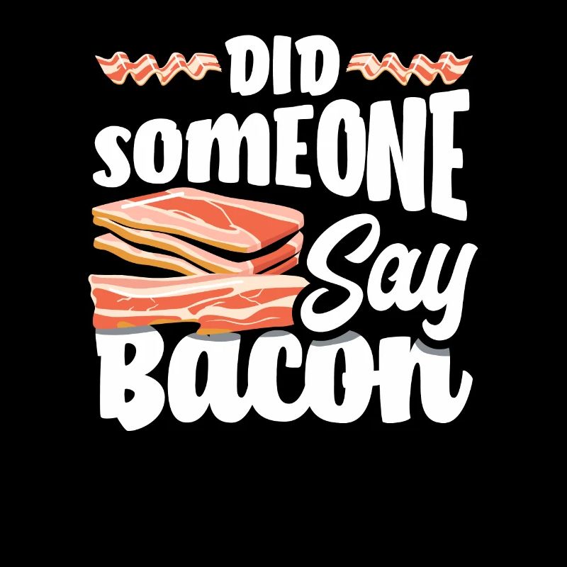 Amateur de bacon disant idée cadeau
