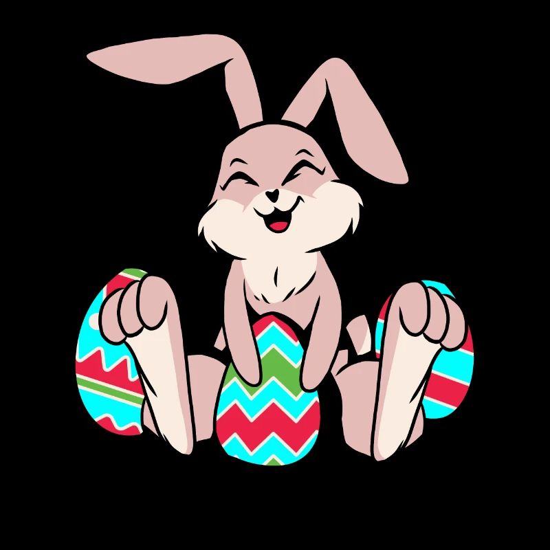 Lapin de Pâques Oeufs de Pâques Pâques