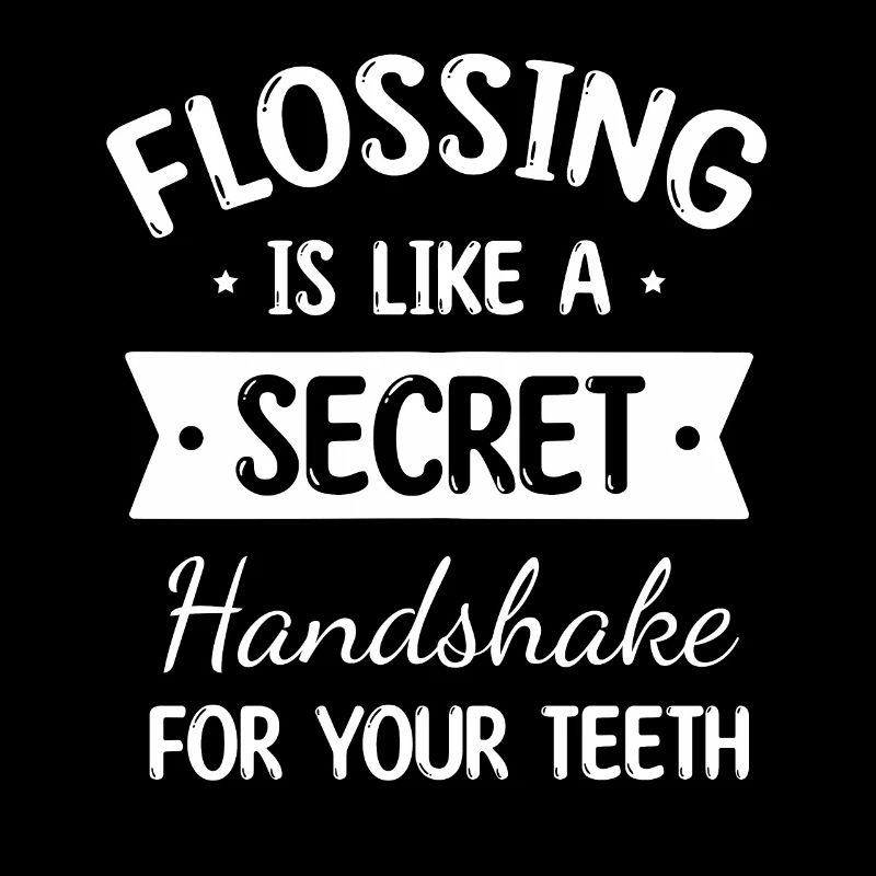 L’utilisation du fil dentaire est comme une poignée de main secrète pour vos dents