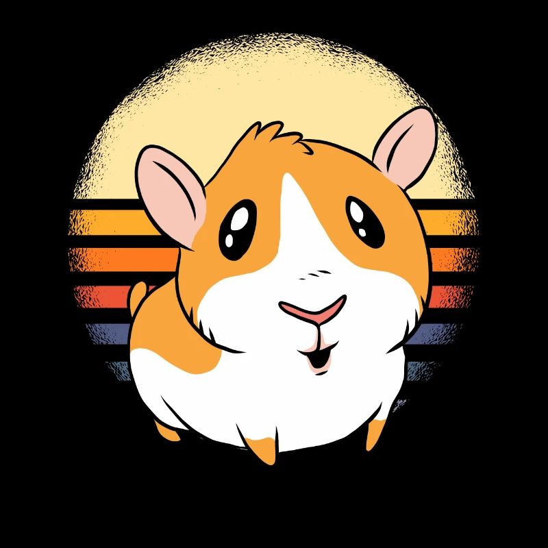 Cochon d’Inde rétro