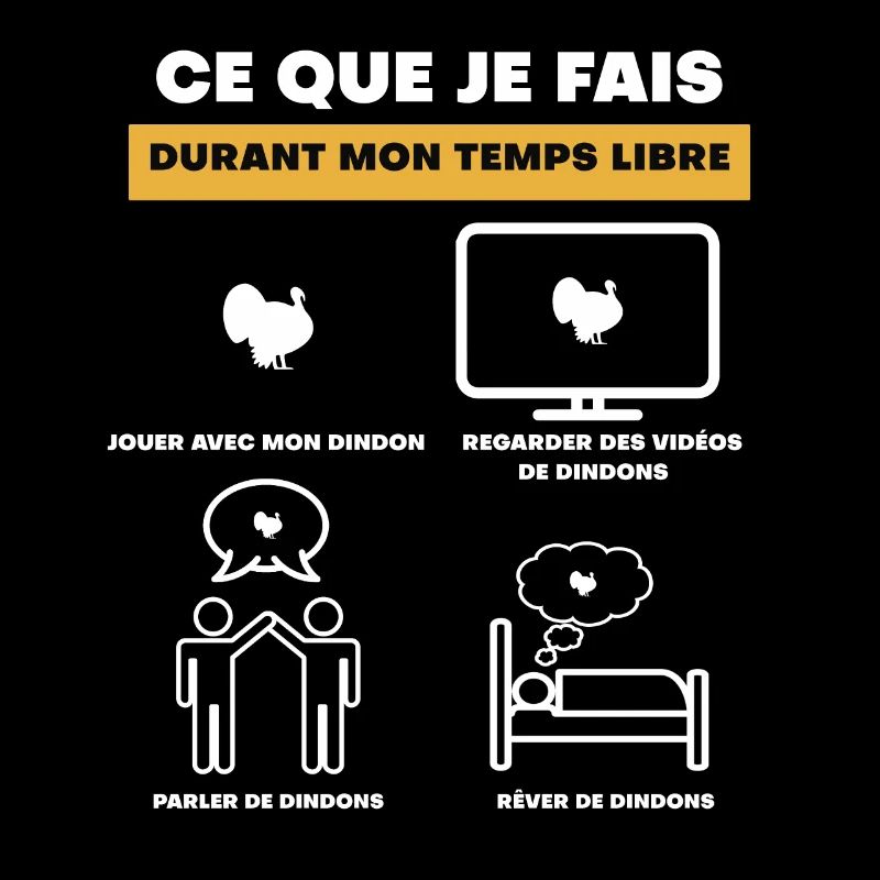 cadeau dindon temps libre