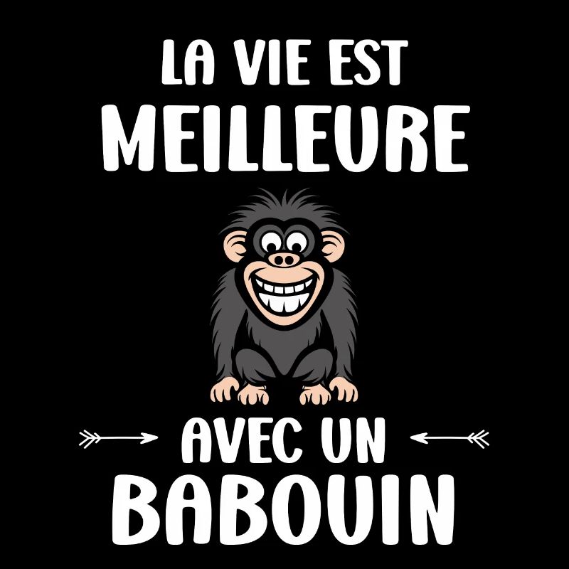 Humour petit singe babouin