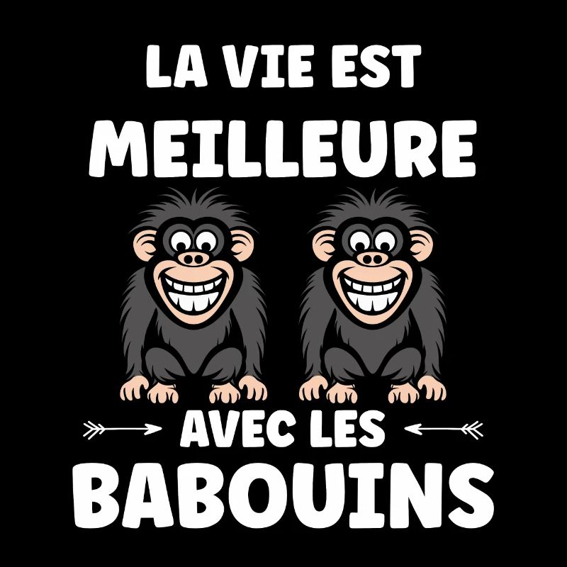 Humour petit singe babouin