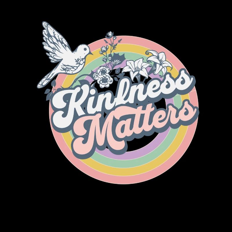 Hippie t-shirt "Kindness Matters Teacher"