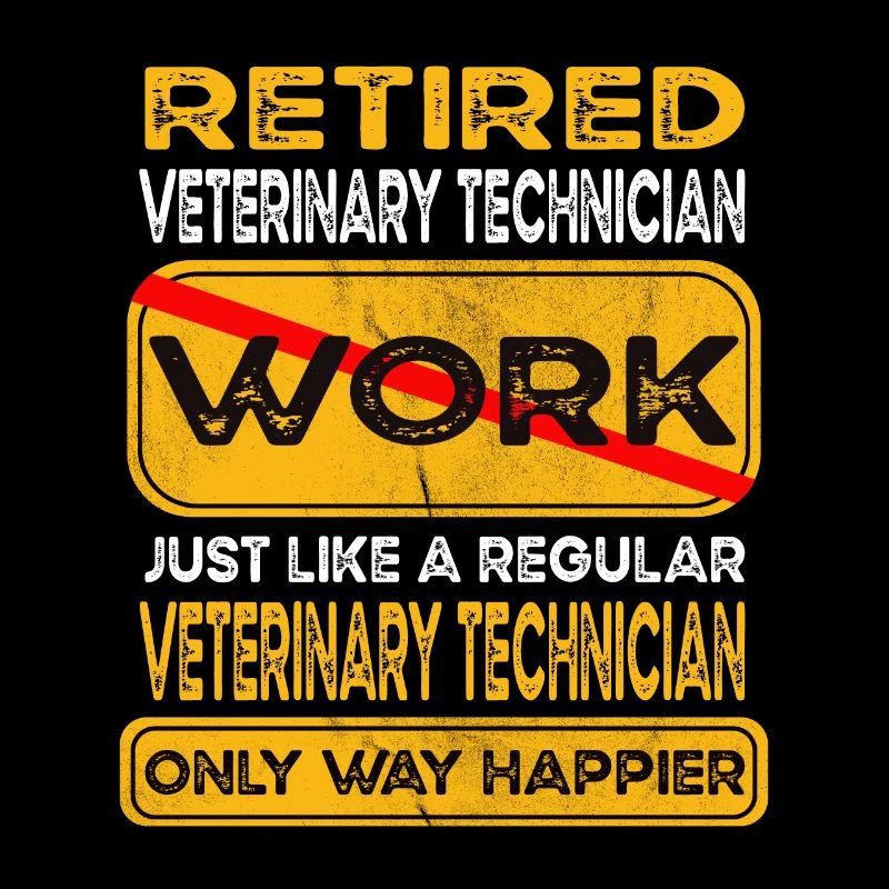 Retirement veterinary technician only happier