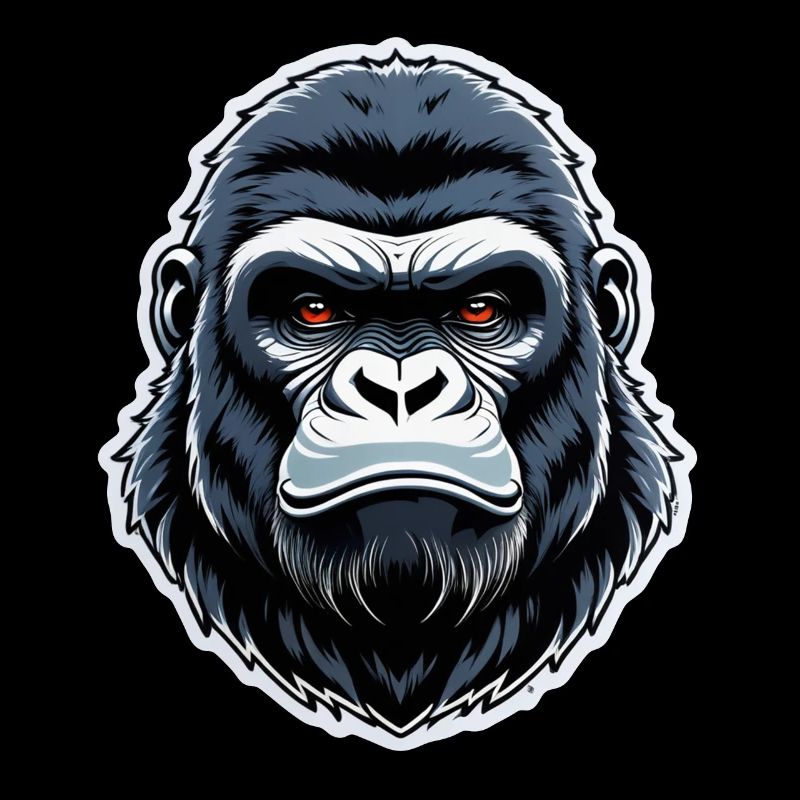 Gorilla mit Goldkette