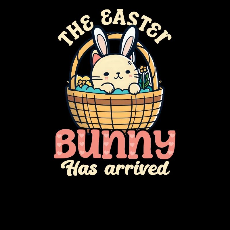 Katze Ostern Der Osterhase ist da
