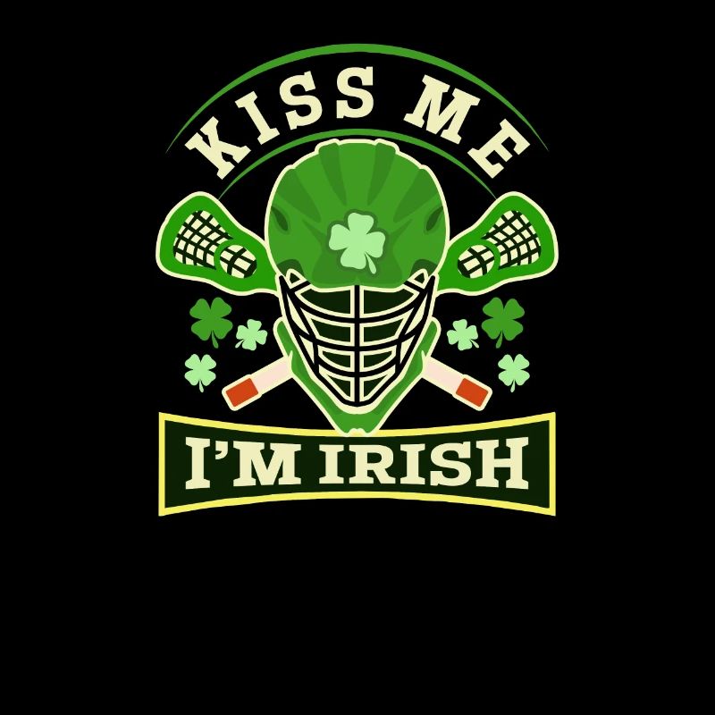 Lacrosse St. Patricks Day Kuss Irisch